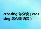 crossing 怎么读（crossing 怎么读 语音）