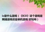 ic是什么游戏（《ICO》这个游戏是网络游戏还是单机游戏 好玩吗）