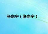 张向宁（张向宁）