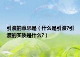 引渡的意思是（什么是引渡?引渡的实质是什么?）