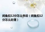闲鱼扣12分怎么申诉（闲鱼扣12分怎么处理）