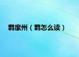 羁縻州（羁怎么读）