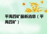 平禹四矿最新消息（平禹四矿）