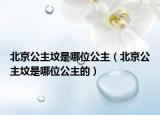 北京公主坟是哪位公主（北京公主坟是哪位公主的）