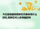 今日更新脚踩鹅卵石对身体有什么好处,鹅卵石对人体有辐射吗