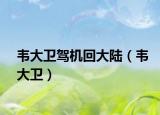 韦大卫驾机回大陆（韦大卫）