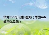 华为m6可以插u盘吗（华为m6能用优盘吗）