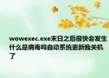 wowexec.exe末日之后很快会发生什么是病毒吗自动系统更新我关机了