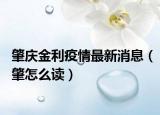 肇庆金利疫情最新消息（肇怎么读）