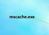 mscache.exe