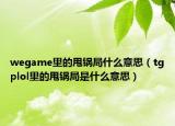 wegame里的甩锅局什么意思（tgplol里的甩锅局是什么意思）