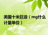 美国十米巨浪（mg什么计量单位）