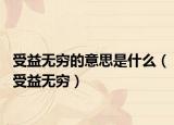 受益无穷的意思是什么（受益无穷）