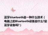 蓝牙bluetooth是一种什么技术（电脑上的Bluetooth设备是什么?是蓝牙设备吗?）