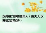 汉高祖刘邦的戚夫人（戚夫人 汉高祖刘邦妃子）