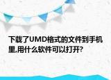 下载了UMD格式的文件到手机里,用什么软件可以打开?