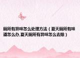 厕所有异味怎么处理方法（夏天厕所有味道怎么办,夏天厕所有异味怎么去除）