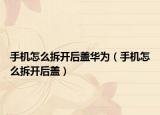 手机怎么拆开后盖华为（手机怎么拆开后盖）
