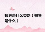 督导是什么类别（督导是什么）