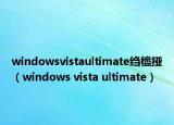 windowsvistaultimate绉橀挜（windows vista ultimate）