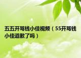 五五开骂钱小佳视频（55开骂钱小佳道歉了吗）