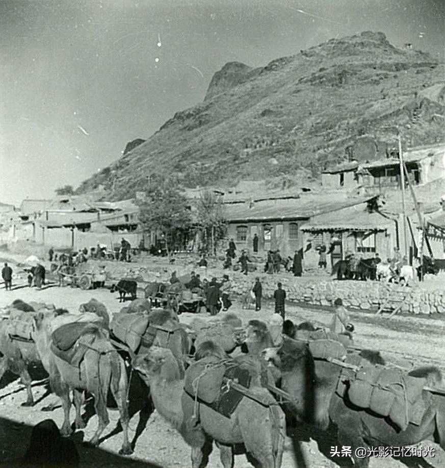 老照片：1939年张家口大境门“陆路商埠”的繁华