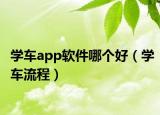 学车app软件哪个好（学车流程）