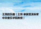 王弢的乐器（王弢 单簧管演奏家中央音乐学院教授）