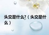 头交是什么?（头交是什么）