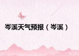 岑溪天气预报（岑溪）