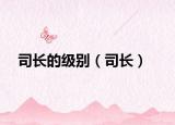 司长的级别（司长）