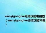 wanyigonglve延禧攻略电视剧（wanyigonglve延禧攻略39集）