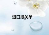 进口报关单