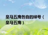 皇马五鹰各自的绰号（皇马五鹰）