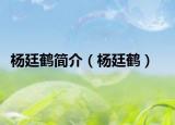 杨廷鹤简介（杨廷鹤）