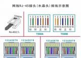 网线水晶头接法顺序（常用网络水晶头的接法）