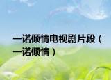 一诺倾情电视剧片段（一诺倾情）