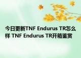 今日更新TNF Endurus TR怎么样 TNF Endurus TR开箱鉴赏