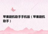 苹果刷机助手手机版（苹果刷机助手）