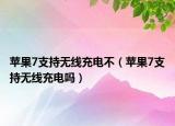 苹果7支持无线充电不（苹果7支持无线充电吗）