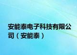 安能泰电子科技有限公司（安能泰）