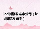 led树脂发光字公司（led树脂发光字）