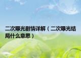 二次曝光剧情详解（二次曝光结局什么意思）