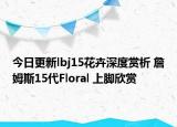 今日更新lbj15花卉深度赏析 詹姆斯15代Floral 上脚欣赏