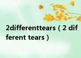 2differenttears（2 different tears）