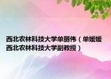 西北农林科技大学单丽伟（单媛媛 西北农林科技大学副教授）