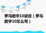 罗马数字10读音（罗马数字10怎么写）