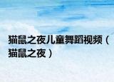 猫鼠之夜儿童舞蹈视频（猫鼠之夜）