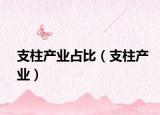 支柱产业占比（支柱产业）