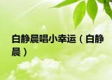 白静晨唱小幸运（白静晨）
